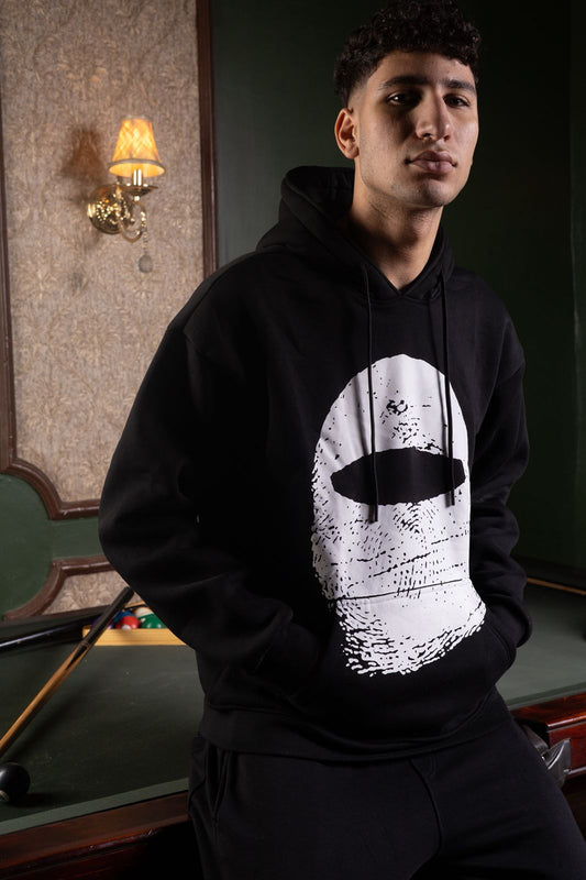 Black gangster hoodie