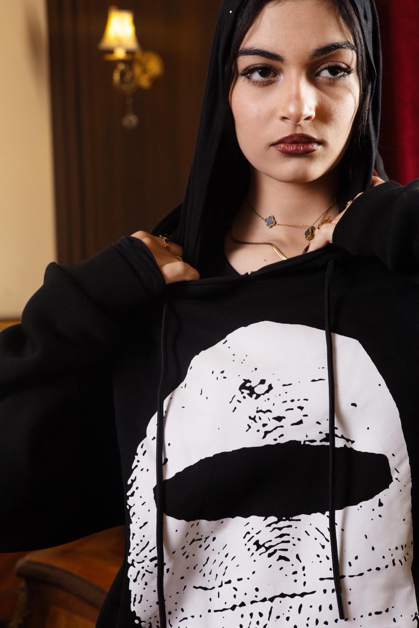 Black gangster hoodie